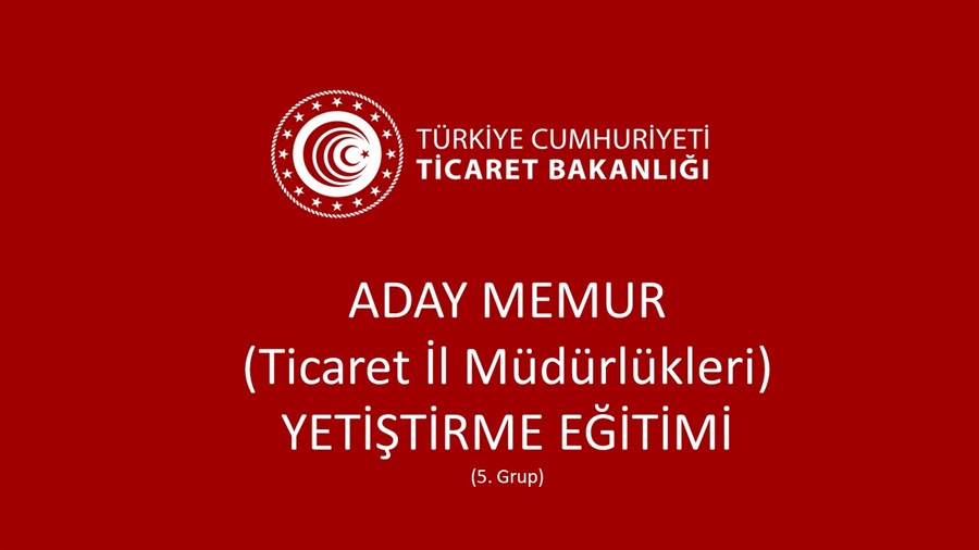 Aday Memur (5. Grup) Yetiştirme Eğitimi Devam Ediyor