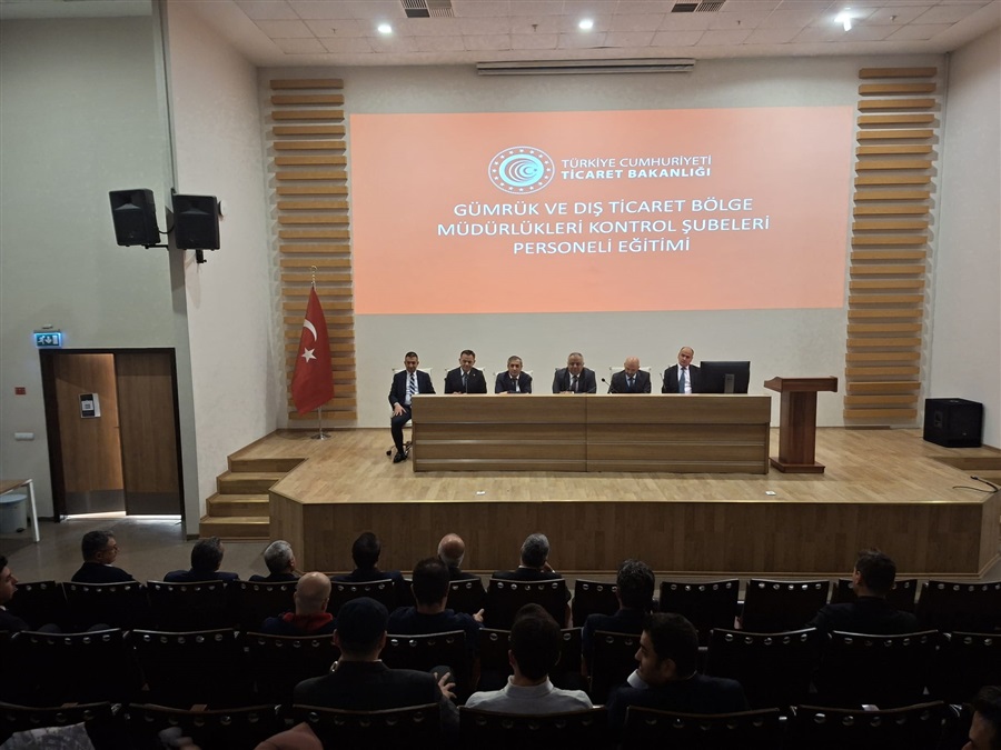 Gümrük ve Dış Ticaret Bölge Müdürlükleri Kontrol Şubeleri Personeli Eğitimi Başladı