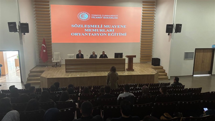 Sözleşmeli Gümrük Muayene Memurları Oryantasyon Eğitimi Başladı