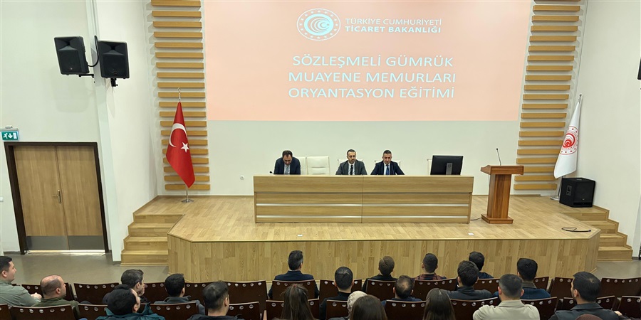 Sözleşmeli Gümrük Muayene Memurları Oryantasyon Eğitimi Başladı (2026 1. Grup)