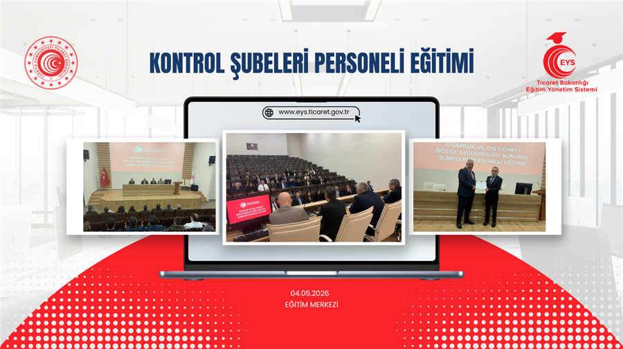 Kontrol Şubeleri Personeli Eğitimi Başladı