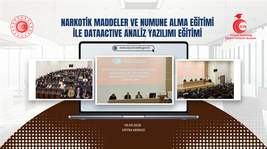 Narkotik Maddeler ve Numune Alma Eğitimi ile Dataactive Analiz Yazılımı Eğitimi Başladı