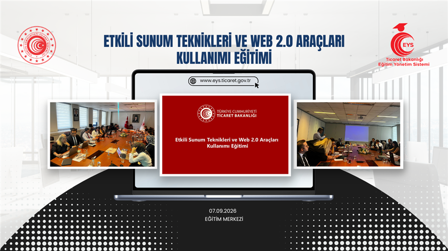 Etkili Sunum Teknikleri ve Web 2.0 Araçları Kullanımı Eğitiminin İlk Grubu Tamamlandı