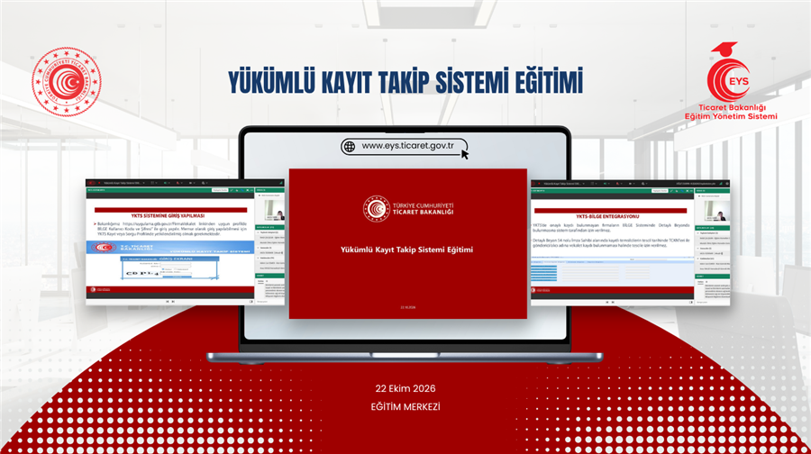 Yükümlü Kayıt Takip Sistemi Eğitimi Sona Erdi
